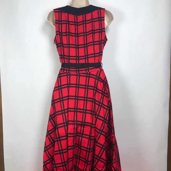 Voodoo Vixen Plaid Swing Dress NWT - Picture 5 of 8